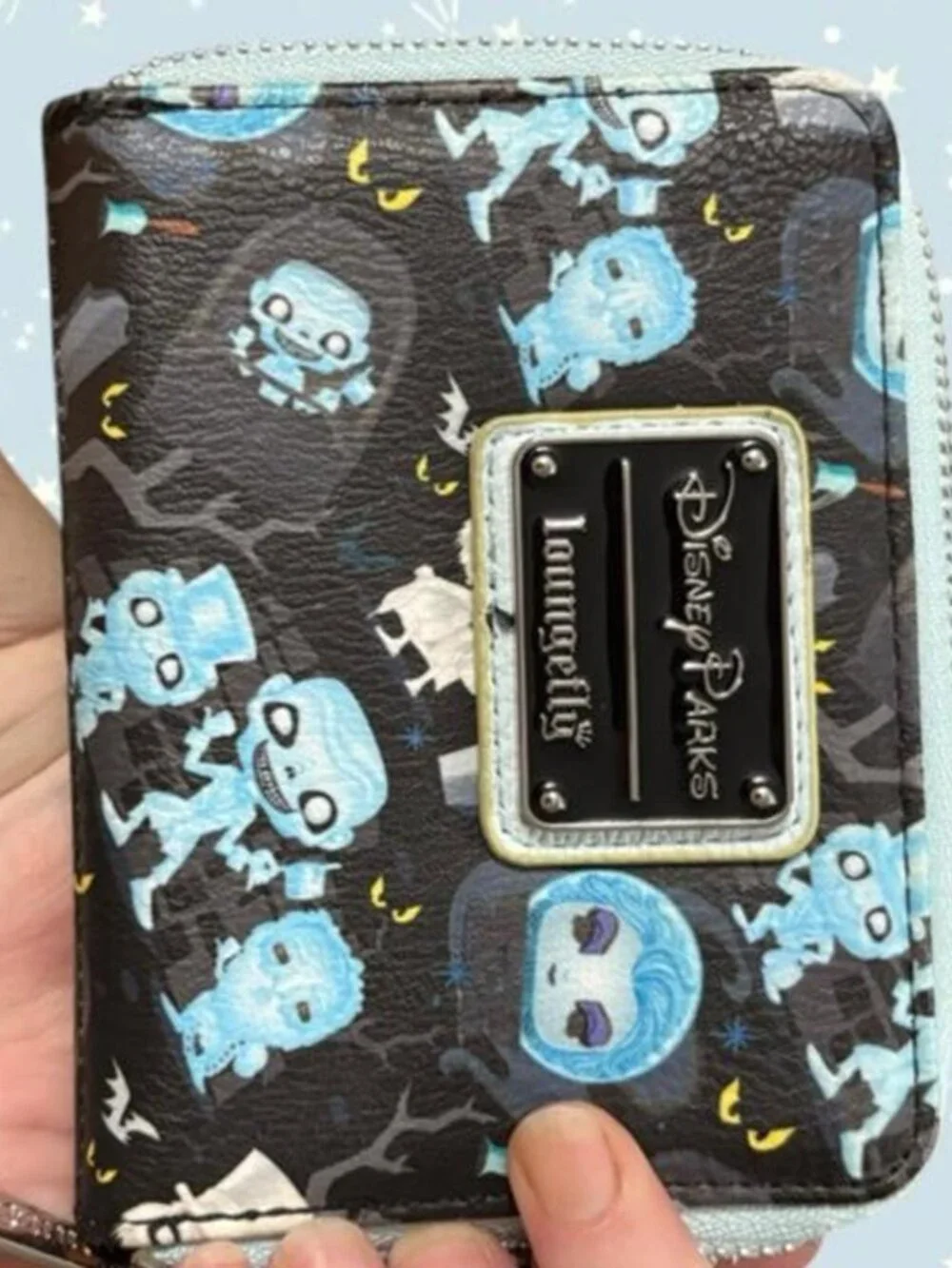 Loungefly Funko Disney Parks Haunted Mansion Zip Around Wallet